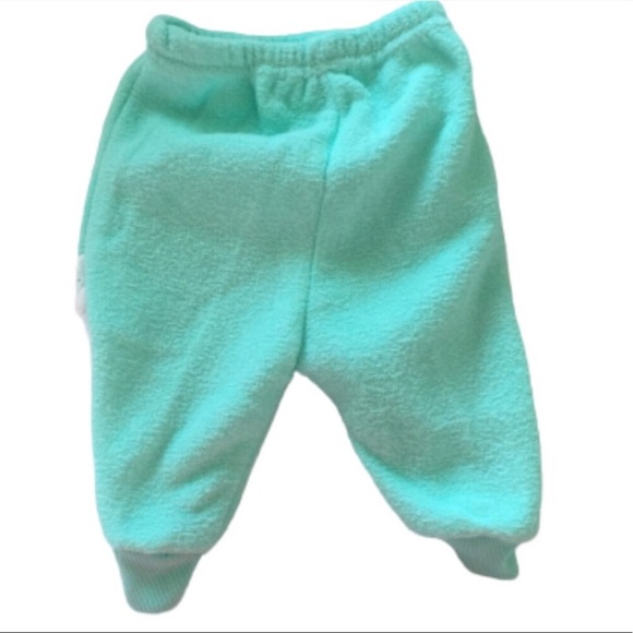 SMALL STEPS Pants and Top Set Giraffe Pastel Green White Size 3 - 6 Months NWT - Picture 5 of 11